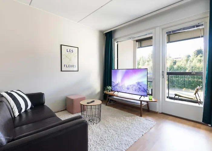 公寓 Cosy Family With Parking, Sauna And Balcony Jyväskylä